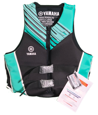 YAMAHA NEOPRENE TEAL 2-BUCKLE PFD (WOMEN'S)
