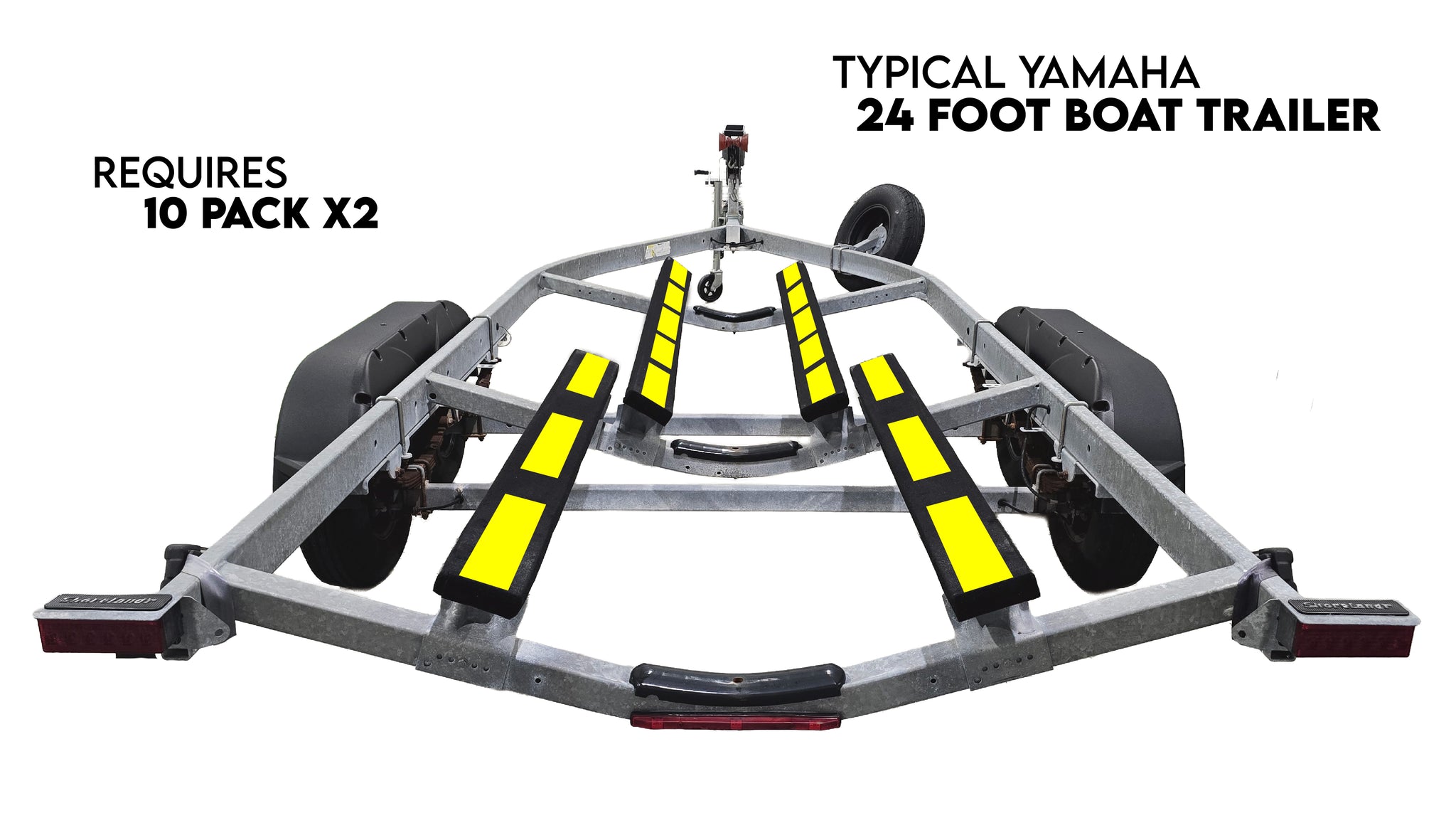 Trailer Bunk Slides (10 Pack With Hardware) – JetBoatPilot