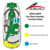 Tri-Color Marine Mat for Sea-Doo Islandia (00-09 MY)