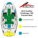 Tri-Color Marine Mat for Sea-Doo Challenger 180 (07-12 MY)