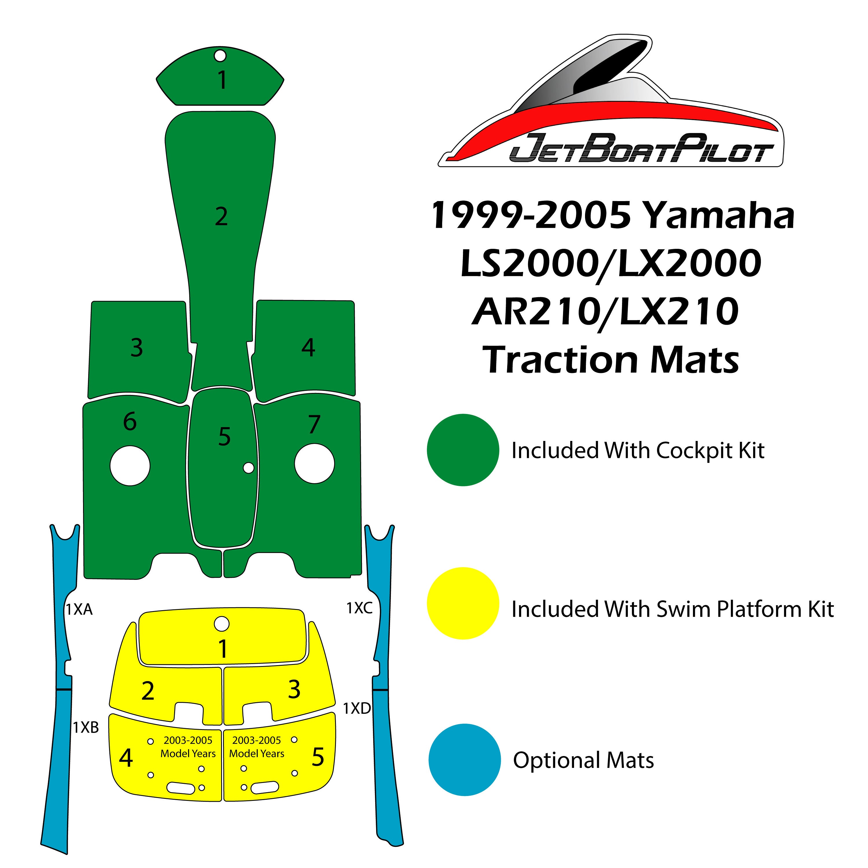 Marine Mat for Yamaha LS2000/LX210/AR210 (98-05 MY) – JetBoatPilot