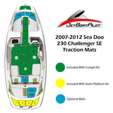 Tri-Color Marine Mat for Sea-Doo 230 Challenger SE/SP (07-12 MY)