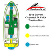 Marine Mat Bow Step Pad for Vortex 243/2430 (2015-2021 MY)