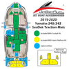 Yamaha 240/242 Marine Mat Port/Starboard Bow Boarding Mats (2015-2020)