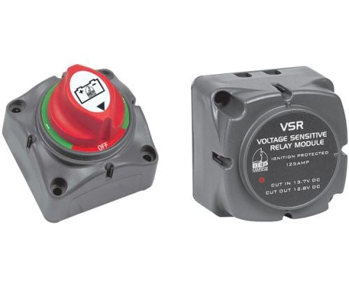 BEP MARINE エンジン2基3バッテリー VSR&B SW&EMERG SW 717-140A-DVSR 12V ボート用品 電装品 BEPバッテリ管理パネルエンジンでの エンジン1基2バッテリー VSR\u0026B