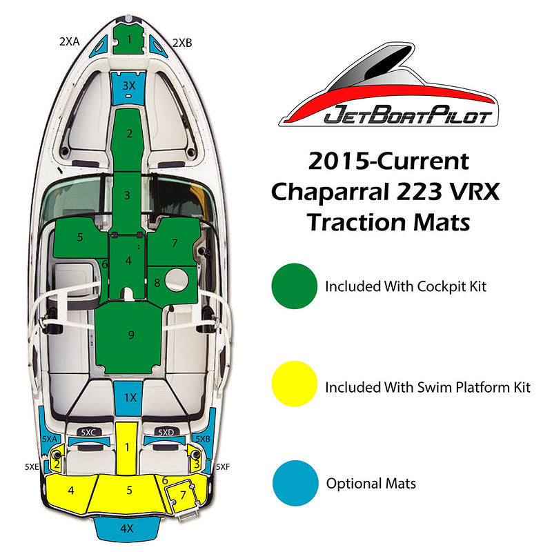 CLEARANCE Marine Mat Aerial Surf Platform Mat for Vortex 223