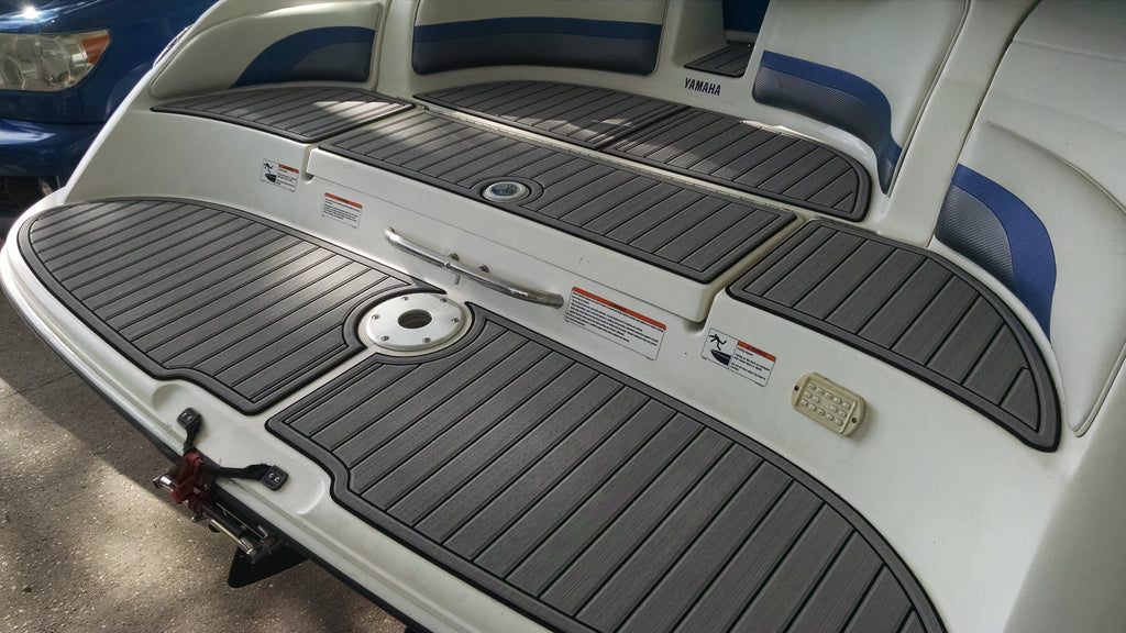 23ft 2003-2006 MY / Storm Gray SeaDek / 2 Inch Teak Style (Closest Marine Mat color: Slate Gray which is a shade darker, Titanium Gray is a lighter alternative)