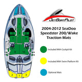 Tri-Color Marine Mat for Sea-Doo Speedster 200/Wake (04-12 MY)